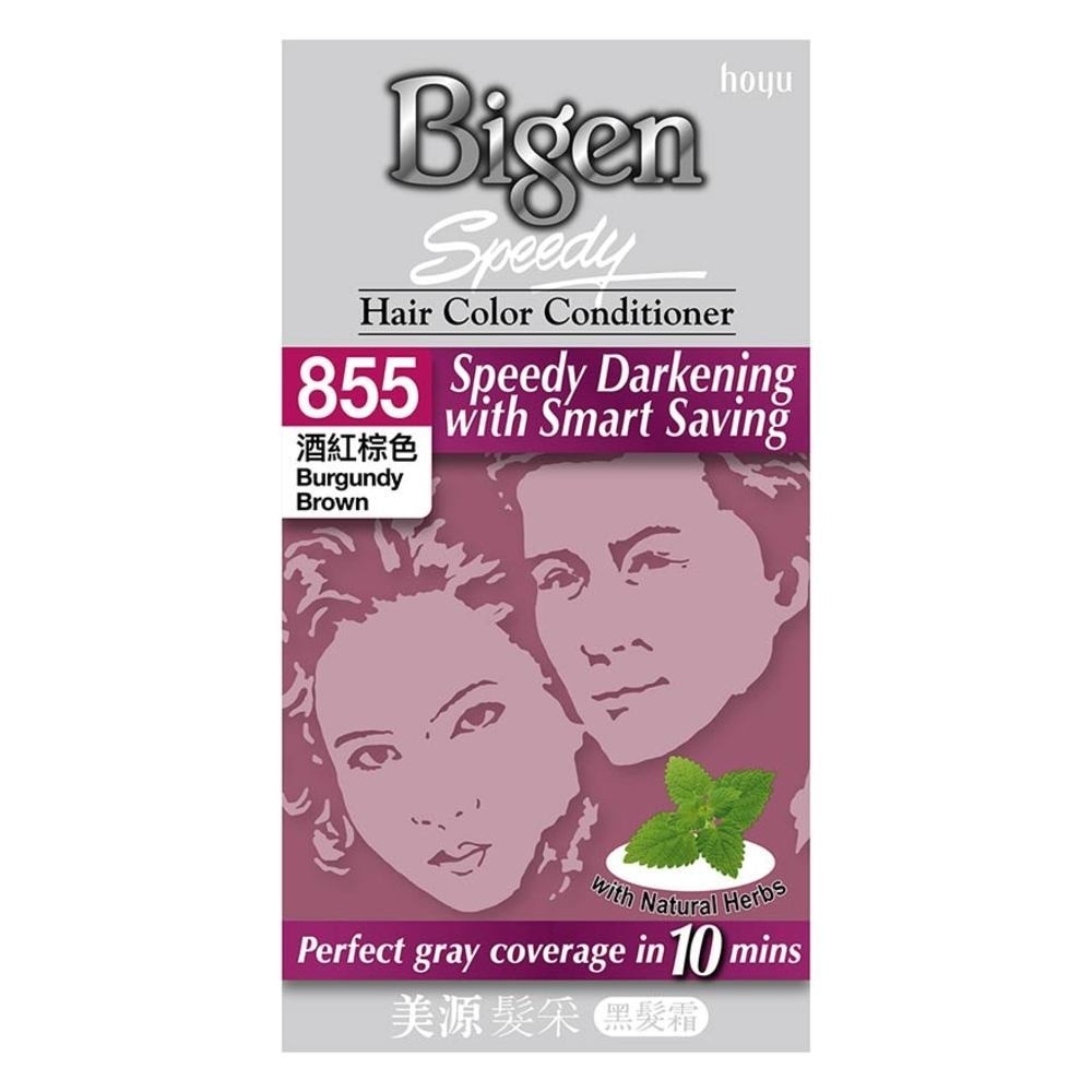 Bigen Speedy Hair Color Conditioner - 855 Burgundy Brown